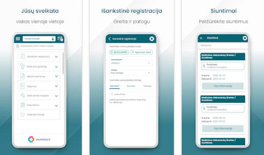 Mobilioji e.sveikata programėlė