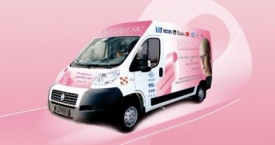 „Tarandės šeimos klinika“ ir „Rožinio kaspino“ autobusėlis kviečia moteris nemokamai pasitikrinti dėl krūties vėžio