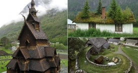 Natūralus Norvegijos architektūros grožis (foto)