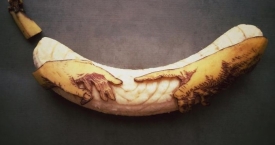 Olandas paverčia bananus meno kūriniais (foto)