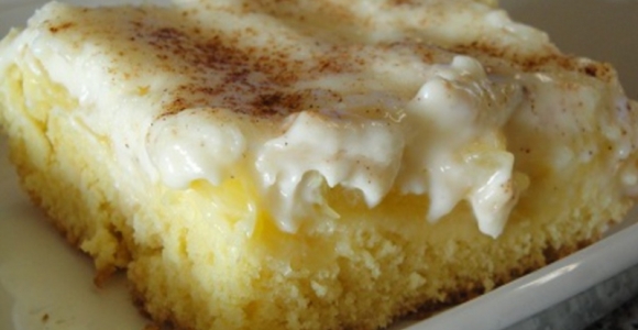 Ananasinis grietinėlės sūrio apkepas