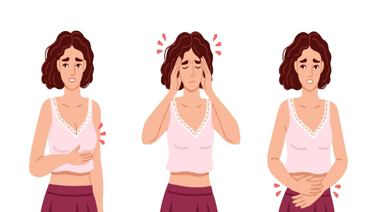 Priešmenstruacinis sindromas – tai hormoniniai pokyčiai, sukeliantys fizinius ir emocinius simptomus prieš menstruacijas, kurie gali paveikti kasdienį gyvenimą.