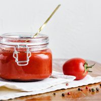 Naminis pomidorų padažas - kečupas