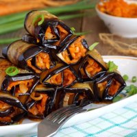 Baklažanų suktinukai su morkomis