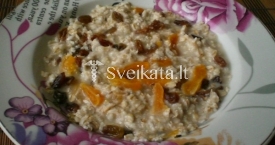 Desertinė avižinė košė