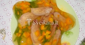 Skanus vištienos užkandis