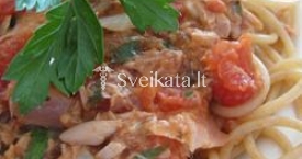Makaronai su tuno padažu