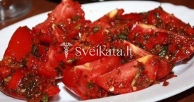 Korėjietiški marinuoti pomidorai