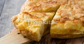 Ispaniška tortilija (omletas su bulvėmis)