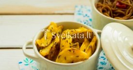 Užkeptos bulvės (graikų receptas)