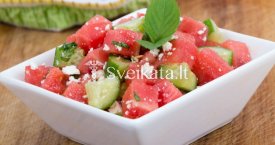 Gaivios arbūzų salotos