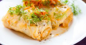 Balandėliai su grybais (vegetariški)