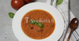 Pomidorų ir morkų sriuba