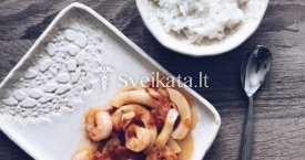 Jūros gėrybės padaže