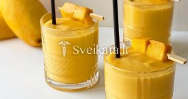 Gaivus mango lasis - mango ir jogurto gėrimas