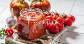 Pomidorų padažas su obuoliais