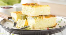 Purus omletas su cukinija orkaitėje