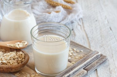 Vanilinis avižų pienas