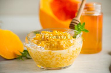 Gardi sorų košė su moliūgu